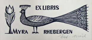 Exlibris Myra Rhebergen