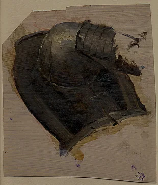 Studie části plechového brnění