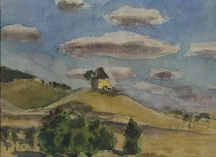 Domek na kopci u Troje