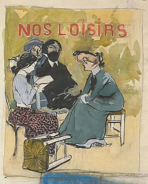Návrh na obálku časopisu "Nos Loisirs"