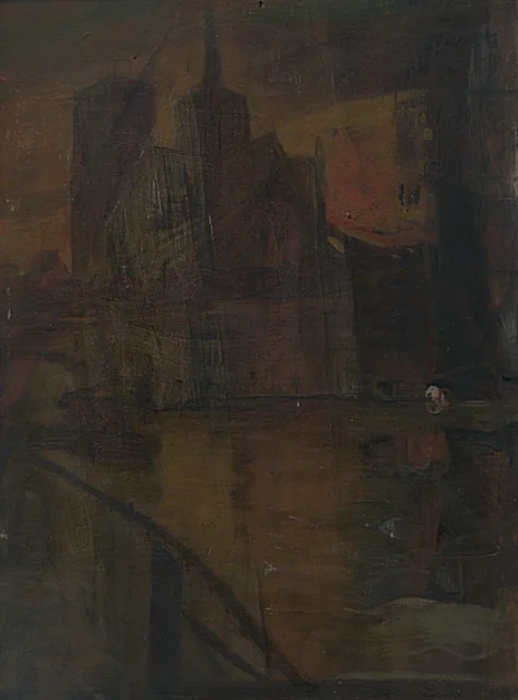 Notre Dame v Paříži při západu slunce
