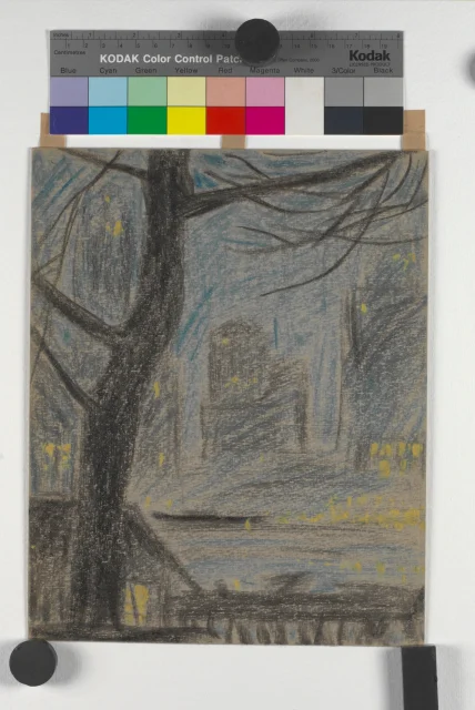 Studie večerní New York