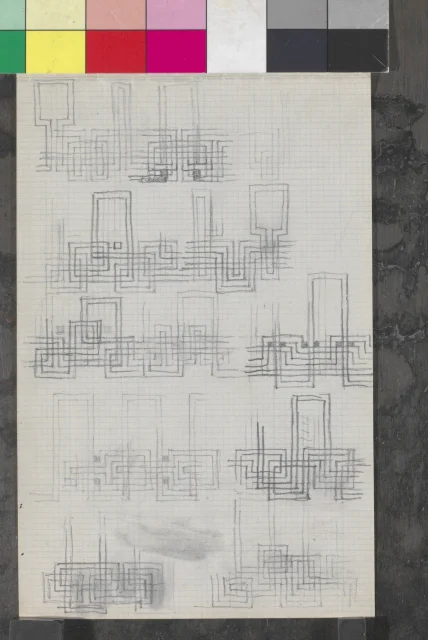 Studie; Studie geometrického ornamentu