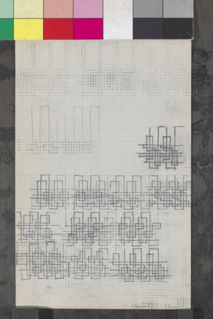 Studie; Studie geometrického ornamentu