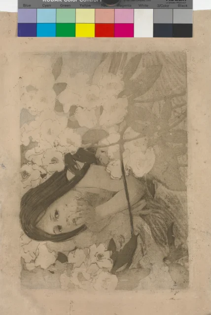Dívka v rhododendronech