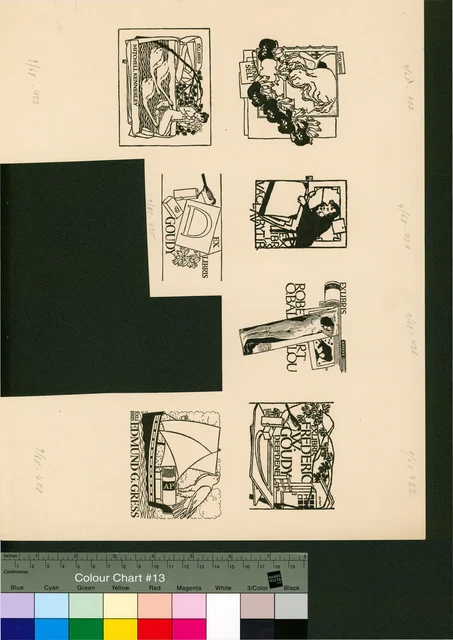 ex libris; Ex libris V. Rytíř