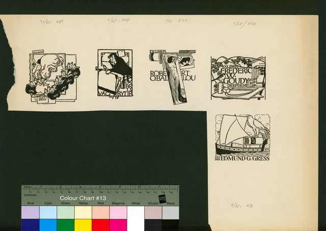 ex libris; Ex libris W. Goudy
