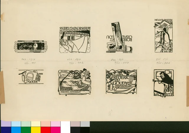 ex libris; Ex libris Goudy