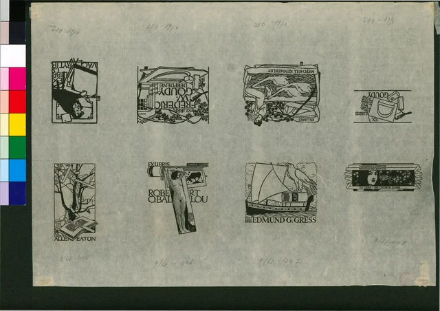 ex libris; Ex libris O. W. Junek