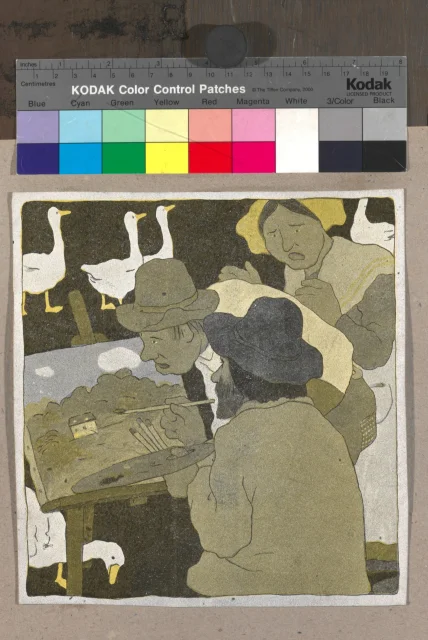 Grafika; Z cyklu Le Paysan 16 gravures originales par V. Preissig