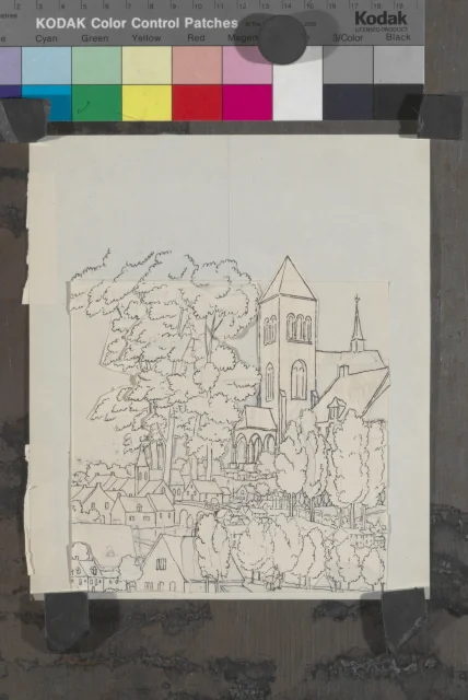 knižní grafika; Návrh ilustrace k pohádce