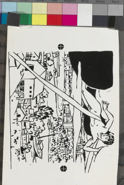 knižní grafika; Ilustrace - W. Whitman "Salect au monde"
