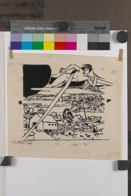 knižní grafika; Ilustrace - W. Whitman "Salect au monde"