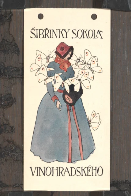 Taneční pořádek; Šibřínek vinohradského Sokola v únoru 1907