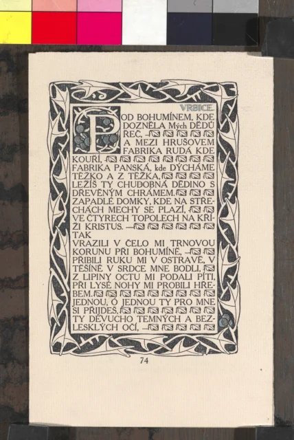 Prospekt; Zprávy Spolku bibliofilů r. I. Č. 2