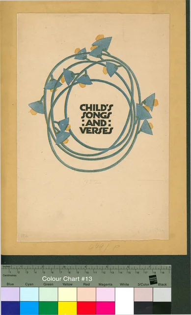 knižní grafika; Titulní list k Child ´s Songs and Verses