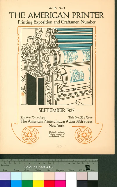 plakát; Plakát k výstavě The American Printer