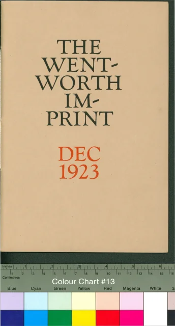 Časopis; The Wentworth Imprint