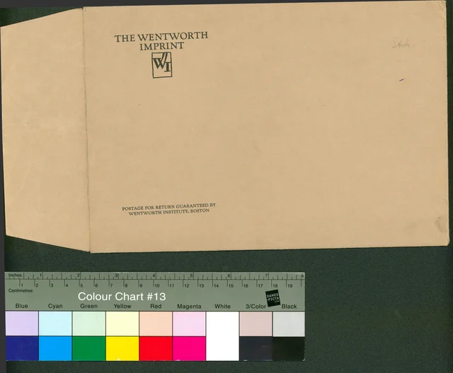 obálka; Obálka časopisu Wentworth Imprint