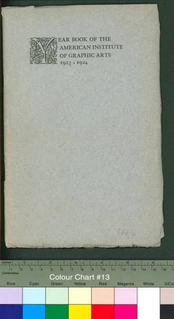Year Book; Year Book of the American Institute of Graphic Artia 1923 - 1924