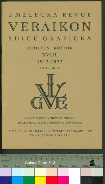 Časopis; Veraikon - umělecká revue č. 3, jubilejní ročník XVIII.