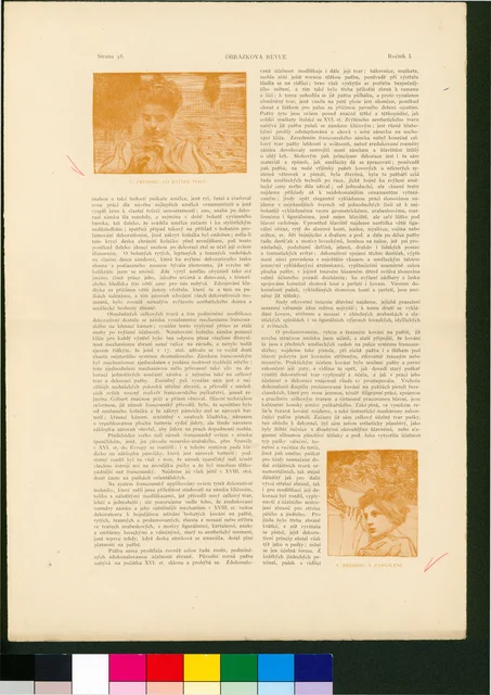 ilustrace; Obrázkové Revue ročník I.