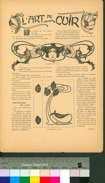 List časopisu; Le Vitrail