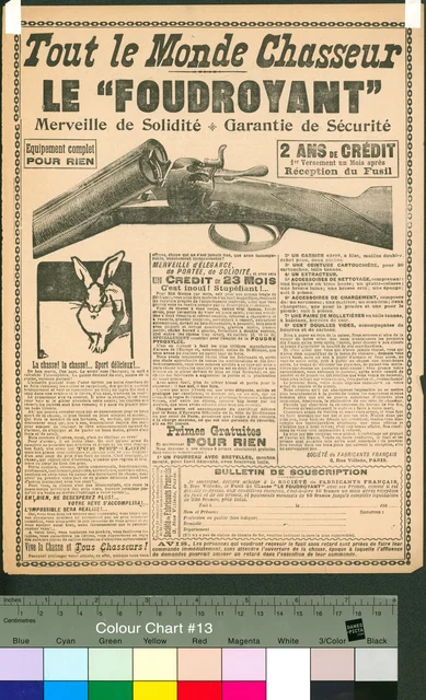 List časopisu; Francouzský časopis Contes indédits du Frou-Frou