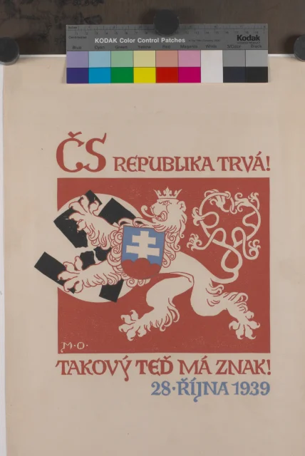plakát; Plakát ČS republika trvá !